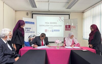 Strategic Partnership between UTM-ISI and Leantute Sdn Bhd for Lifelong Learning Program